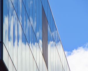 Preview wallpaper building, glass, reflection, sky, architecture