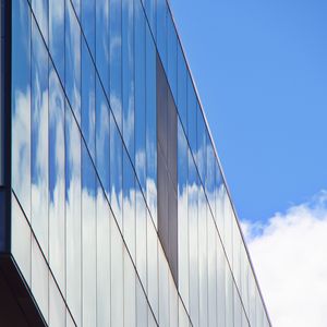 Preview wallpaper building, glass, reflection, sky, architecture