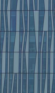 Preview wallpaper building, glass, shapes, lines, blue