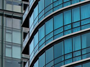 Preview wallpaper building, glass, windows, facade