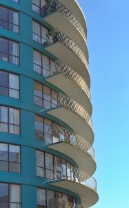 Preview wallpaper building, house, architecture, balconies, windows