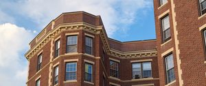 Preview wallpaper building, house, windows, facade, bricks