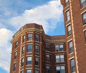 Preview wallpaper building, house, windows, facade, bricks