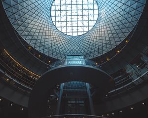 Preview wallpaper building, interior, staircase, architecture, modern