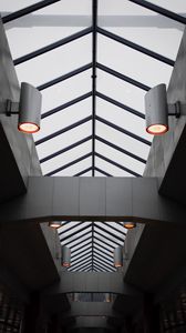 Preview wallpaper building, lights, interior, architecture