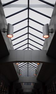 Preview wallpaper building, lights, interior, architecture
