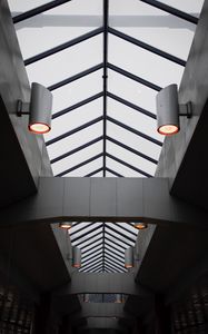 Preview wallpaper building, lights, interior, architecture
