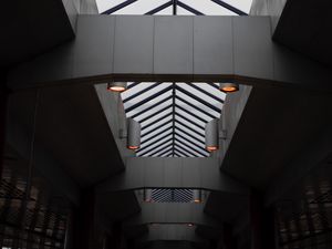 Preview wallpaper building, lights, interior, architecture