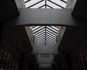 Preview wallpaper building, lights, interior, architecture