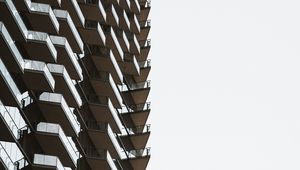 Preview wallpaper building, minimalism, architecture, high-rise