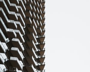 Preview wallpaper building, minimalism, architecture, high-rise