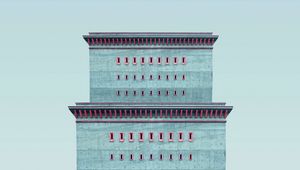 Preview wallpaper building, minimalism, architecture, tower