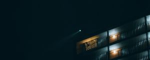Preview wallpaper building, night, backlight, dark