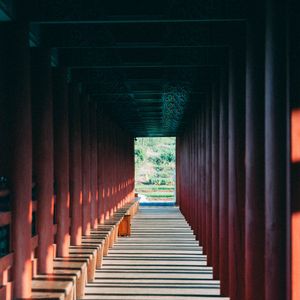 Preview wallpaper building, perspective, columns