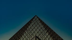 Preview wallpaper building, pyramid, architecture, construction, glass