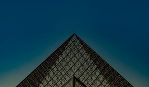 Preview wallpaper building, pyramid, architecture, construction, glass