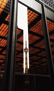 Preview wallpaper building, reflection, tower, architecture