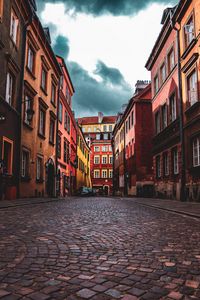 Preview wallpaper building, road, city, facade