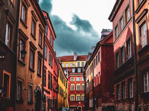 Preview wallpaper building, road, city, facade