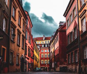 Preview wallpaper building, road, city, facade