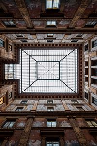 Preview wallpaper building, roof, architecture, bottom view