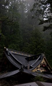 Preview wallpaper building, roof, architecture, trees