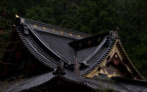 Preview wallpaper building, roof, architecture, trees