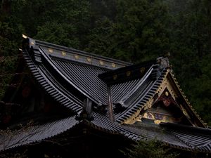 Preview wallpaper building, roof, architecture, trees