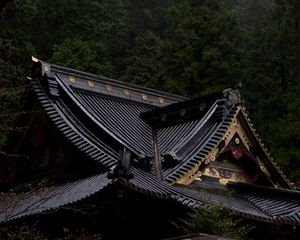 Preview wallpaper building, roof, architecture, trees