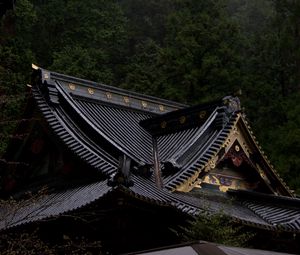 Preview wallpaper building, roof, architecture, trees