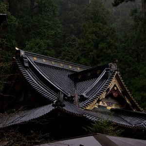 Preview wallpaper building, roof, architecture, trees