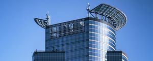 Preview wallpaper building, roof, architecture, blue