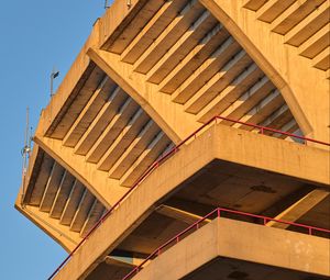 Preview wallpaper building, roof, balconies, wooden, architecture