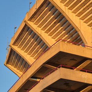 Preview wallpaper building, roof, balconies, wooden, architecture