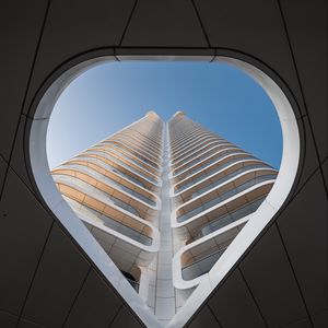 Preview wallpaper building, roof, bottom view, architecture