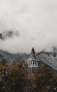 Preview wallpaper building, roof, spire, architecture, old