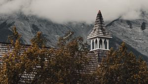 Preview wallpaper building, roof, spire, architecture, old