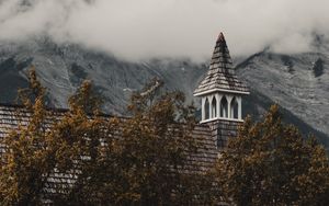 Preview wallpaper building, roof, spire, architecture, old