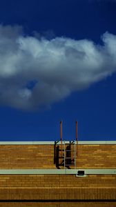 Preview wallpaper building, roof, stairs, sky