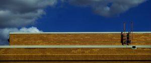 Preview wallpaper building, roof, stairs, sky