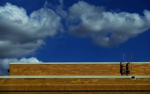 Preview wallpaper building, roof, stairs, sky