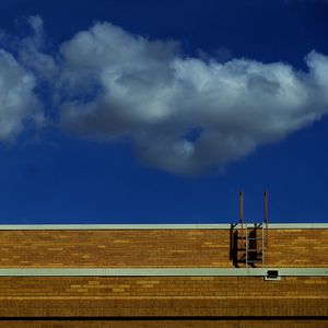 Preview wallpaper building, roof, stairs, sky
