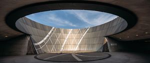 Preview wallpaper building, roof, wall, lines, light, architecture