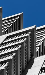 Preview wallpaper building, sky, facade, bottom view, architecture