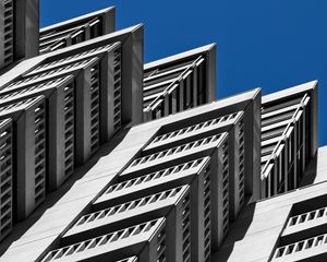 Preview wallpaper building, sky, facade, bottom view, architecture