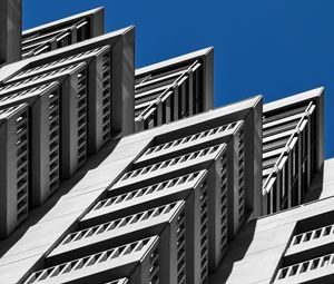Preview wallpaper building, sky, facade, bottom view, architecture