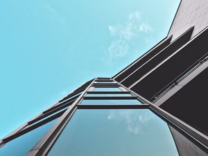 Preview wallpaper building, sky, windows, glass