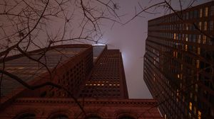 Preview wallpaper building, skyscraper, architecture, city, night