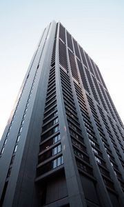 Preview wallpaper building, skyscraper, architecture, gray