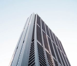 Preview wallpaper building, skyscraper, architecture, gray
